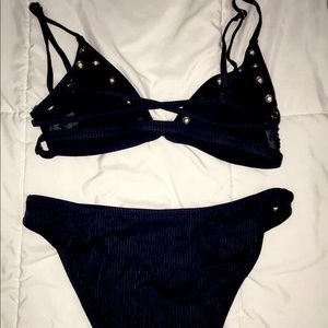 Navy blue bikin